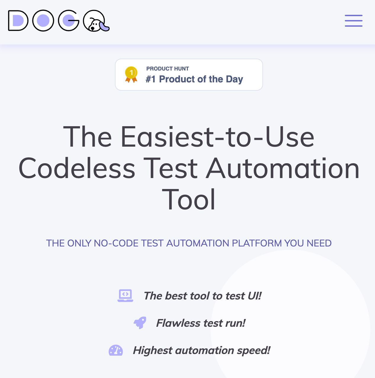 DogQ - The Easiest-to-Use Codeless Test Automation Tool