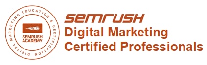 Semrush Digital Marketing Certified Professional Badge